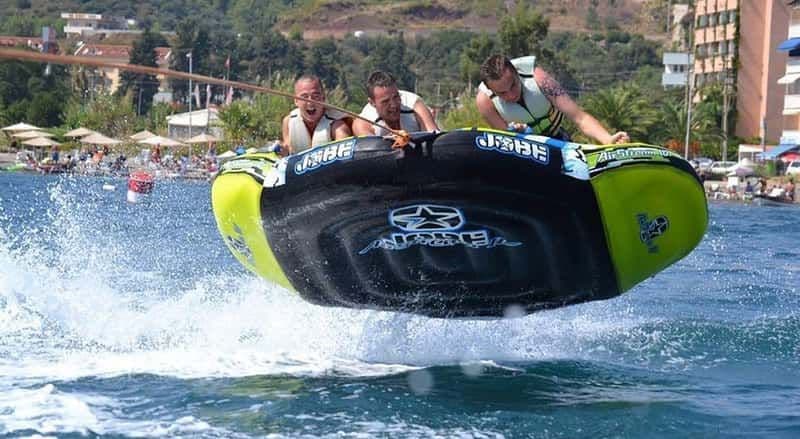 Ringo tubing ride in Marmaris - water sports fun for groups